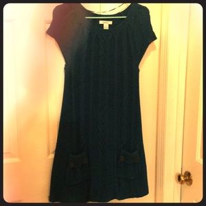 Teal Sweater Dress